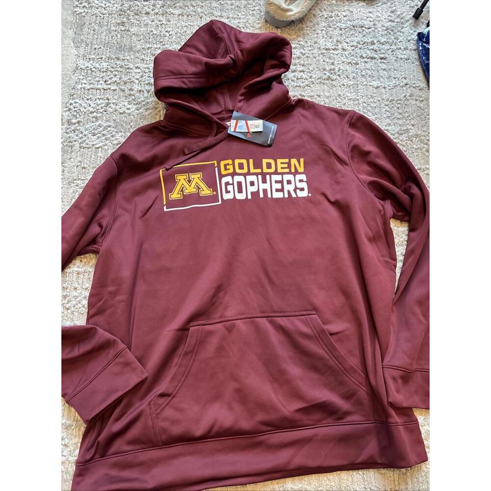 University of Minnesota Golden Gophers Maroon Hoodie Size XXL